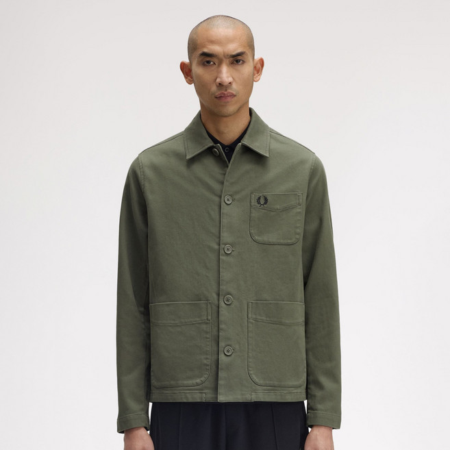 FRED PERRY 男士貝德福德燈芯絨罩衫式襯衫 M1701