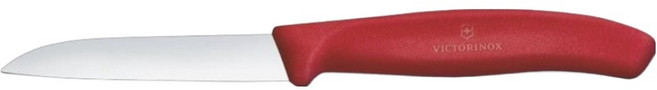 빅토리녹스 스위스 클래식 일자날 과도 8cm 6.7401.C1, 레드, 1개