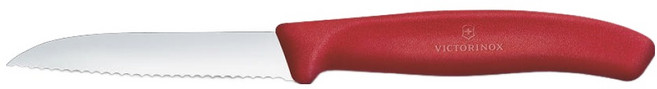 빅토리녹스 스위스 클래식 물결날 과도 6.7431.C1, 레드, 1개