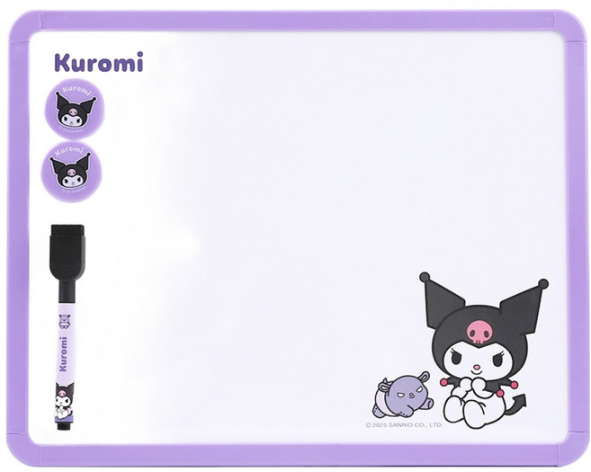 산리오 캐릭터즈 화이트보드 세트 쿠로미, 플라스틱