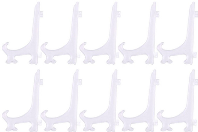 유니아트 액자받침, 투명, 10개