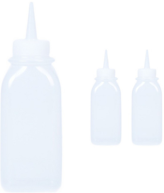 리빙패밀리 국내생산 잘라쓰는 사각 소스통 1구 뚜껑 미포함, 3개, 450ml