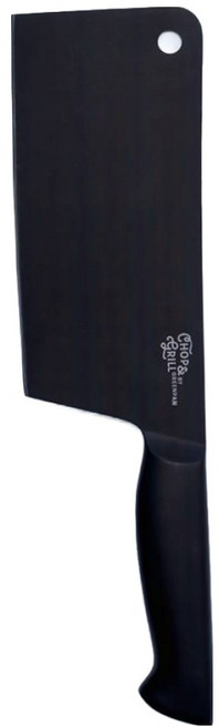 GREEN PAN Chop & Grill 不沾中式剁刀 420不鏽鋼 洗碗機適用, 1個, 黑色