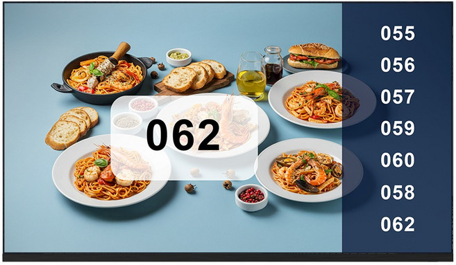 카멜 4K UHD 순번호출 DS콜 탑재 광고용 디지털 사이니지 모니터 + 벽걸이 각도조절 브라켓 방문설치, 139.7cm, CDS5520(TV), 브라켓(BT55)