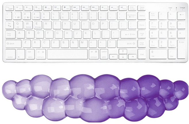 에픽스 구름 키보드 손목패드, 다크퍼플, 1개