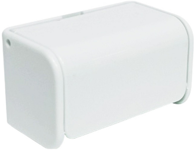 월드크린 무타공 심플 칫솔걸이 2구, 화이트, 1개