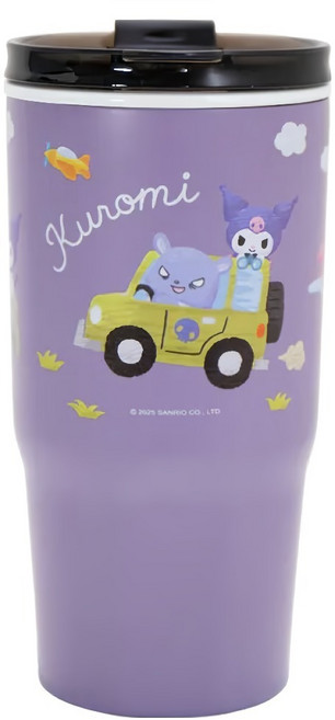 WOKY 沃廚 台灣公司貨 AURA系列 簡約真瓷激凍杯 SANRIO聯名款, 紫色, 800ml, 1個