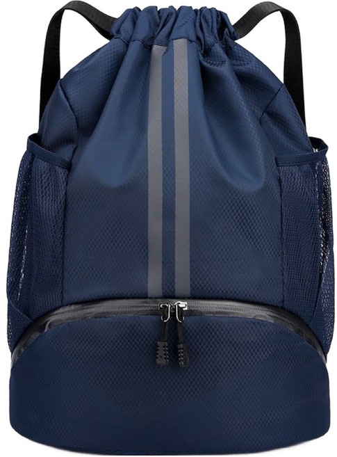 ELVEO 축구공 농구공 스포츠 백팩, 02 라인네이비, 1개