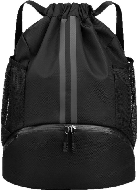 ELVEO 축구공 농구공 스포츠 백팩, 01 라인블랙, 1개