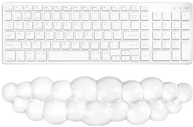 에픽스 구름 키보드 손목패드, 화이트, 1개