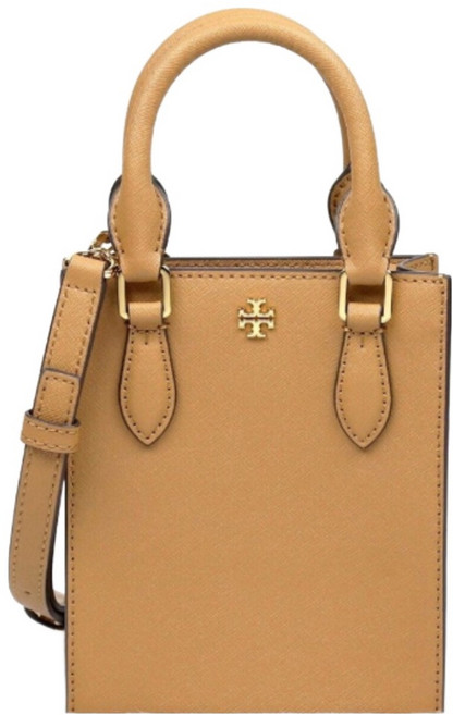 TORY BURCH 迷你手提托特包 S1082768, 焦糖色