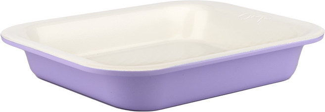 윙플라 인덕션 시그니처 스퀘어 프라이팬 크림블랑 블루베리, 29cm, 1개