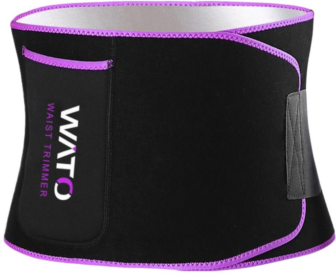 WATO 와이홉 허리 지지 건강보호대 2세대 퍼플, 1개