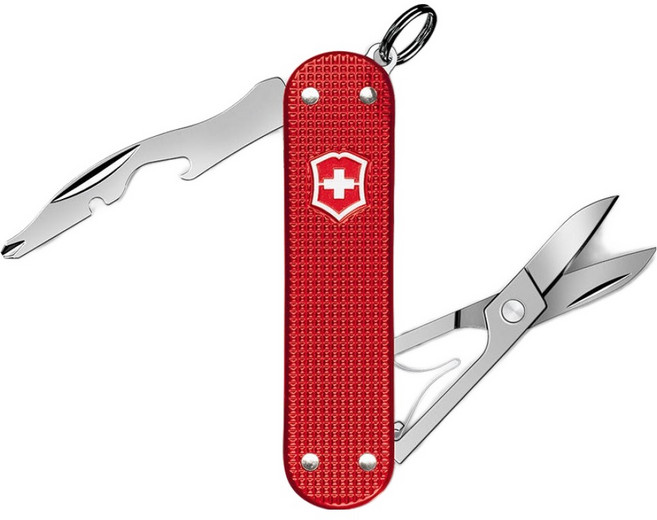 빅토리녹스 컴패니언 S 알록스 스몰 멀티툴 나이프 58mm 0.6261.20, 레드, 1개