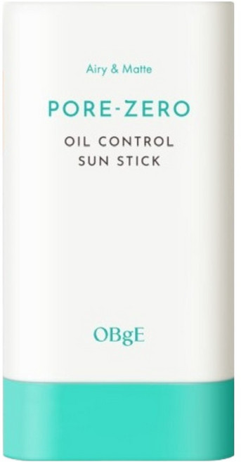OBge 포어제로 오일 컨트롤 선스틱 SPF50+ PA++++, 18g, 1개