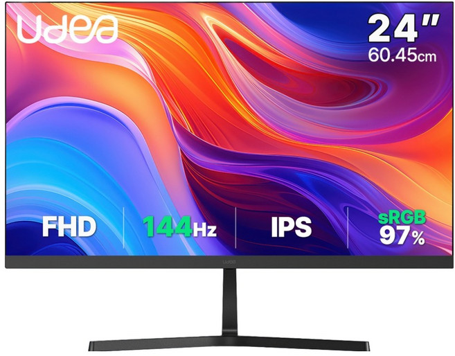 유디아 FHD 제이씨현 IPS 144Hz 게이밍 모니터, 60.45cm, ED2434KC(일반)