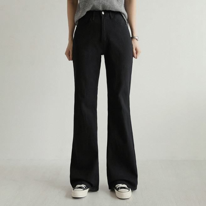 앤드스타일 여성용 숏/기본/롱 딱맞진31탄 캐주얼 코튼트윌 인밴딩 부츠컷 팬츠 264956