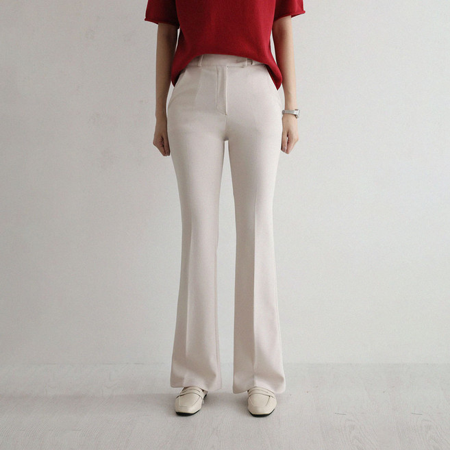 앤드스타일 여성용 숏/롱 기장 맞춤시리즈15 데일리 슬림핏 사방스판 부츠컷 슬랙스 264955