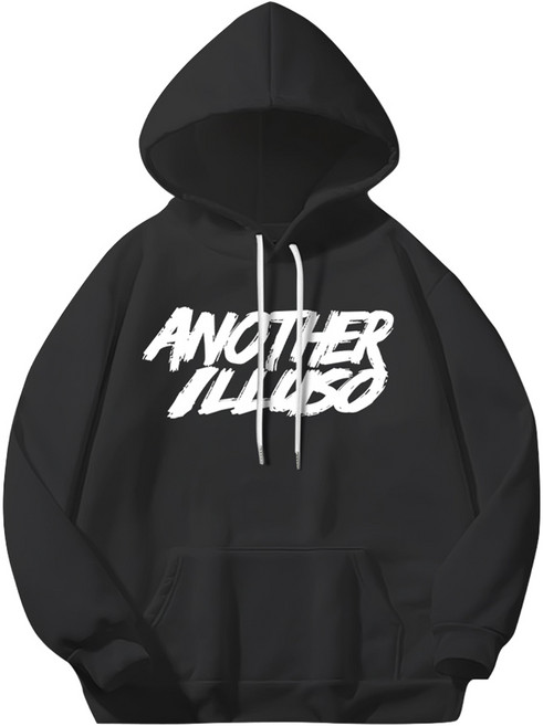 일루소 남녀공용 어나더일루소 소프트 특양면 후드티