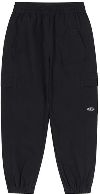 Polham Kids 錐形工裝束口褲