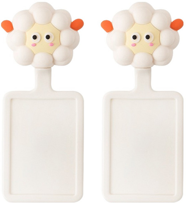 더자카 캐릭터 변기 뚜껑 손잡이 A타입 2p, 혼합색상