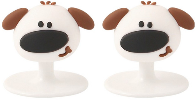 더자카 캐릭터 변기 뚜껑 손잡이 D타입 2p, 혼합색상