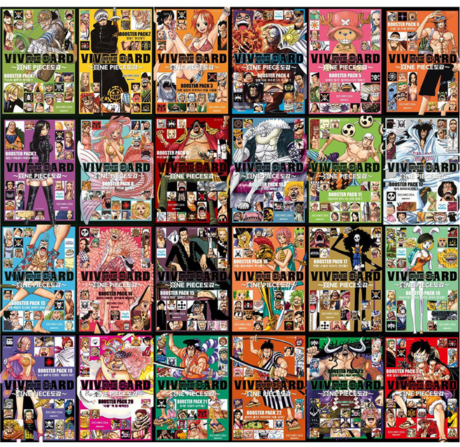 DAEWON CULTURE INDUSTRY VIVRE CARD 航海王圖鑑補充包 第1~24彈套組 全24彈, Eiichiro Oda