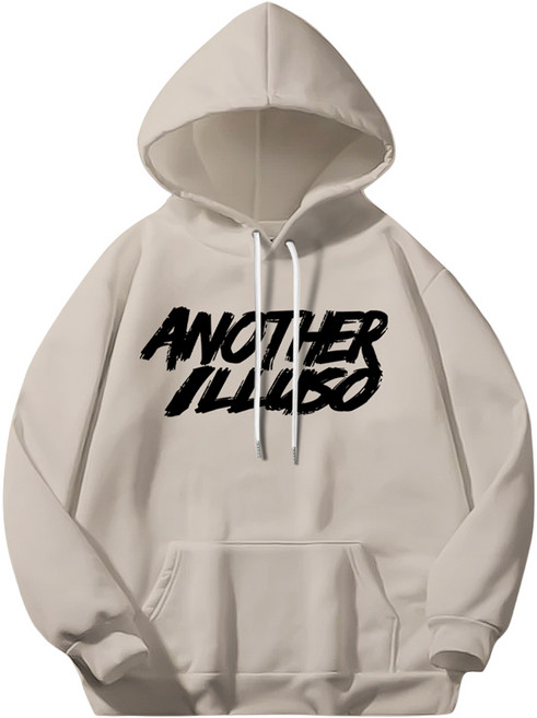 일루소 남녀공용 어나더일루소 소프트 특양면 후드티