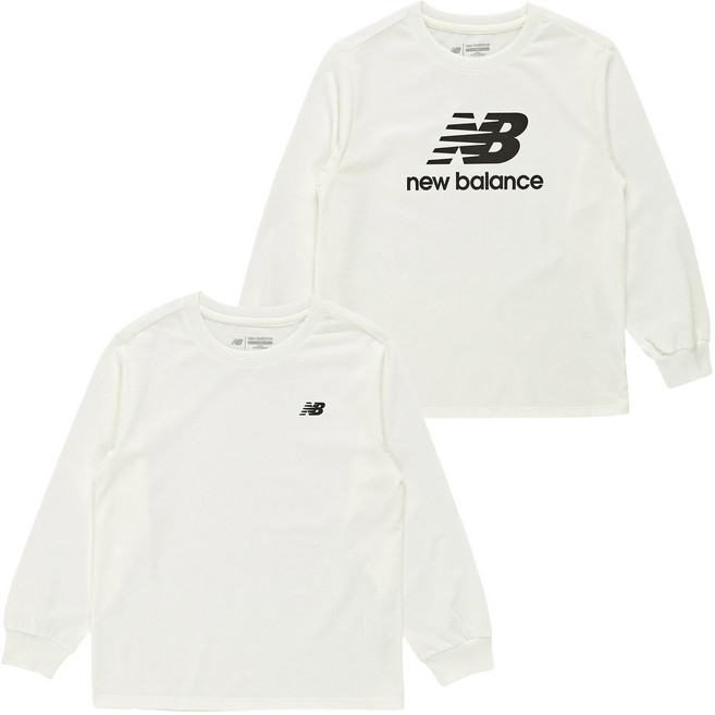뉴발란스키즈 NK9BFB398U ESSENTIAL 긴팔 티셔츠 2종 세트