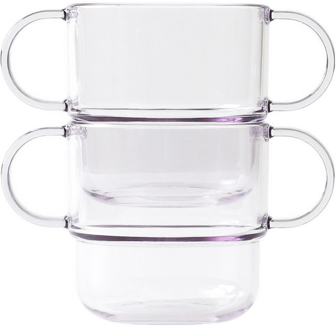 탁가온 유아용 에코젠 양손 투명컵, 클리어, 2개, 200ml