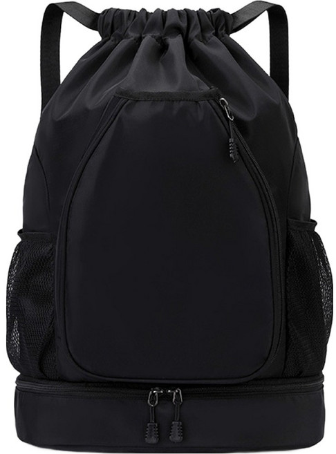 필웨이브 배드민턴 가방 백팩, 블랙, 1개