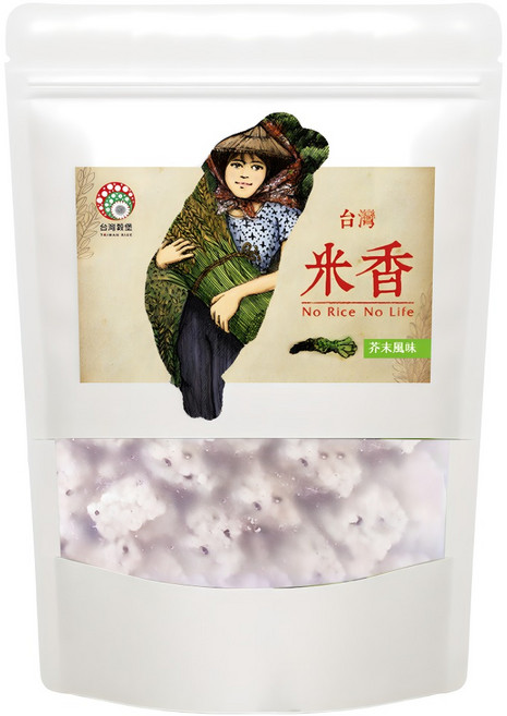 台灣穀堡 台灣公司貨 台灣米香芥末口味, 1個, 220g