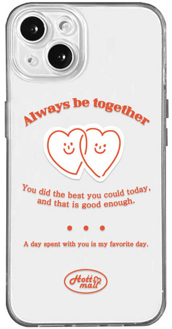 hottmall Together Heart 字母手機殼