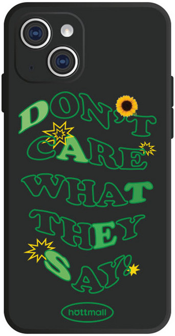 hottmall Don't Care 字母手機殼 MOA0940