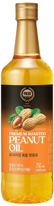 해표 프리미엄 볶음 땅콩유, 750ml, 1개