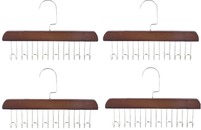 오템 다용도 고리형 옷걸이, 레트로색, 4개