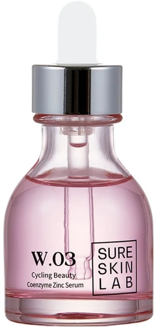 슈얼리 슈어스킨랩 사이클링 뷰티 코엔자임 징크 세럼 W.03, 1개, 30ml - 쿠팡