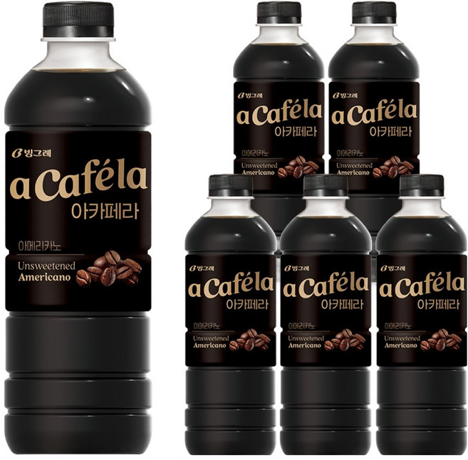 아카페라 아메리카노, 1L, 6개