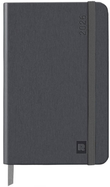 RHODIA 2026 週計畫精裝日誌, 1個, 鈦金屬色