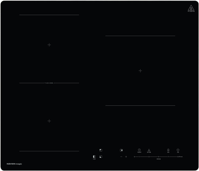 나비엔매직 인덕션 3구, ERI-3603AF, 빌트인
