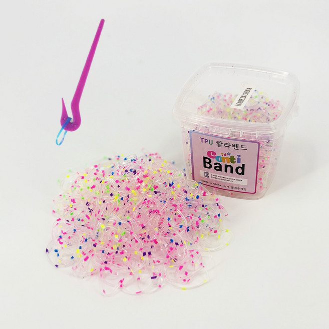 꼰띠밴드 바스켓 TPU 머리끈 + 커터 세트