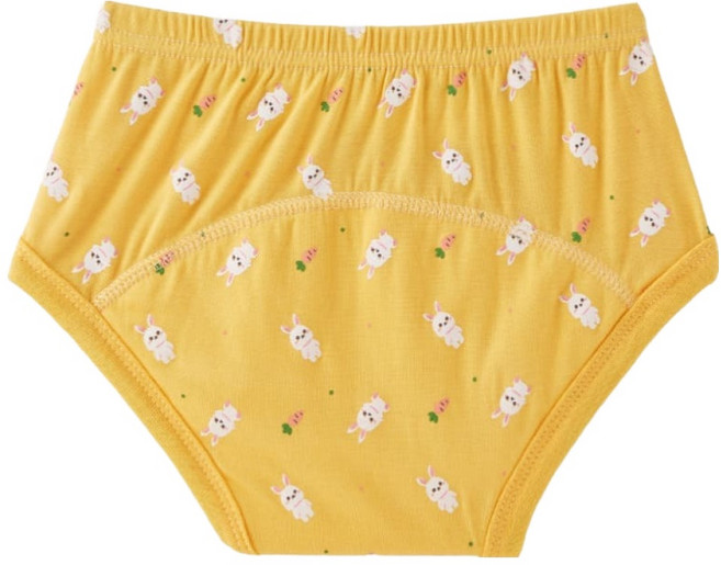 아가짱 유아용 시그니처 모달 배변 훈련 팬티, 당근토끼, 1개