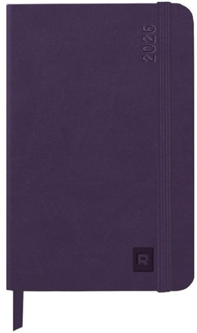 RHODIA 2026 每週精裝日誌, 1個, 茄紫色