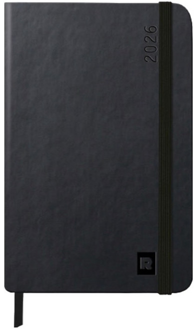 RHODIA 2026 週記事硬殼日誌, 1個, 黑色