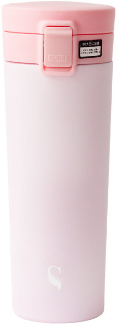 SWANZ 天鵝瓷 輕扣杯, 390ml, 1個, 簡約粉