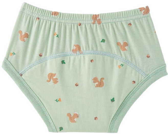 아가짱 유아용 시그니처 모달 배변 훈련 팬티, 다람쥐, 1개