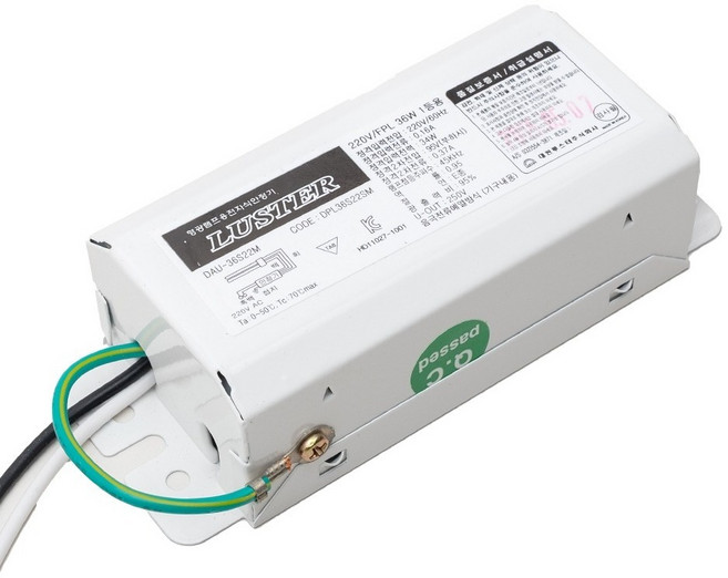 FPL 36W 1등용 전자식 미니형 거실 방등 형광등 안정기, 1개