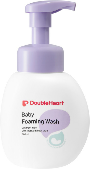 더블하트 스킨케어 베이비 포밍워시 무향, 300ml, 1개