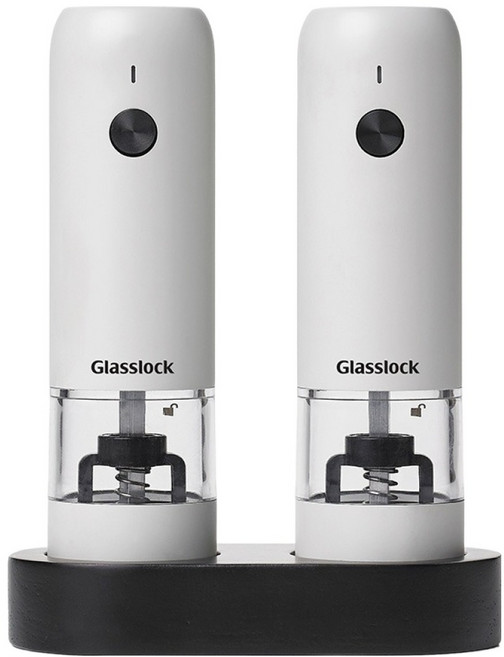 셰프토프 미니 전동그라인더 2p + 트레이 웜그레이 30ml, 1세트