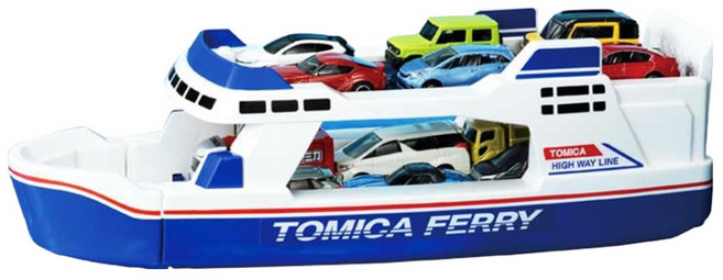 TOMICA 世界小鎮渡輪玩具, 1個, 混合顏色